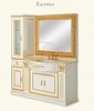 Комплект мебели L163cm, цвет Avorio/декор Foglia Oro арт. Ravenna