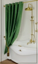 Шторка для душа/ванны Migliore арт. 25519 Зелёный Барокко
